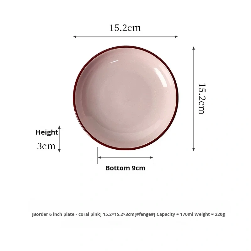 Creative Eco-Friendly Ceramic Pet Bowl with Bowl Rack and Can Plate for Cats Dogs Anti-Tip Lightweight Non-Slip Drinking Bowl