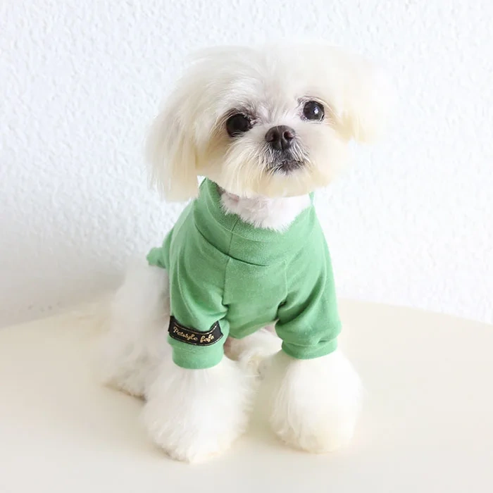 Colorful Autumn Winter Pet Undershirts Dog Cotton Clothes