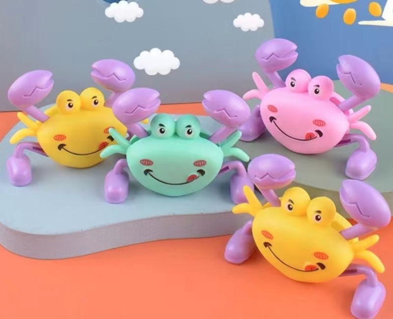 A wind-up cat toy that runs when you wind it up