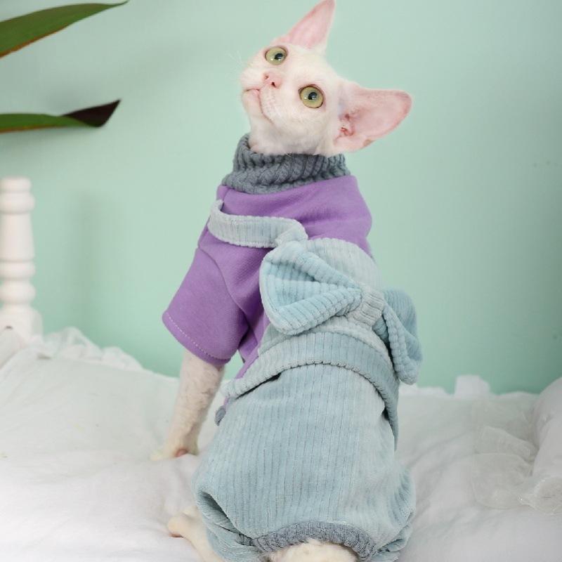 High Quality Cat Solid Christmas Winter Warm Eco-friendly Cute Velvet Vest Clothes for Cat Apparel