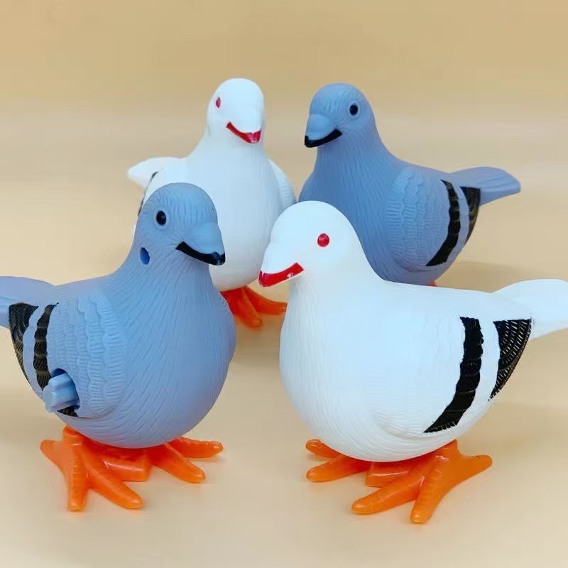 A wind-up cat toy that runs when you wind it up