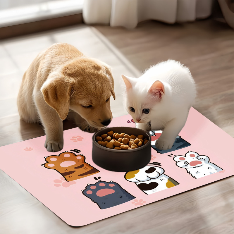 Cat non-slip dining mat