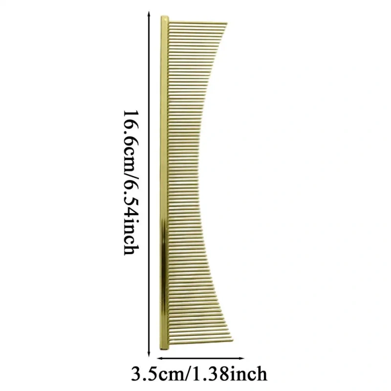 Flea Comb For Dogs Professional Cat Grooming Brush Pet Supplies For Puppy Daily Brushing Routine Sensitive Skin Dematting Tear