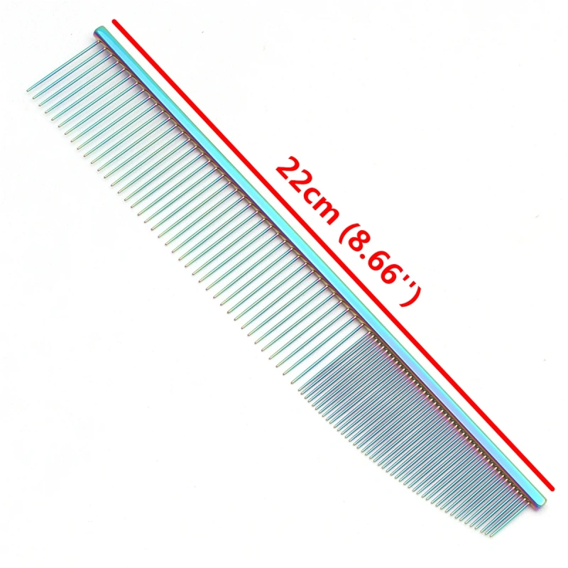 Dog Grooming Comb Groomer for Dogs 1Pcs Gold Groomer Pets Combs Hairbrush Pet Dog Grooming Combs Dog Hair Care Styling C7815