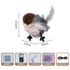 Interactive Cat Bird Toy Exercise Touch Activated All Breeds Cat Kicker Catnip  Toy
