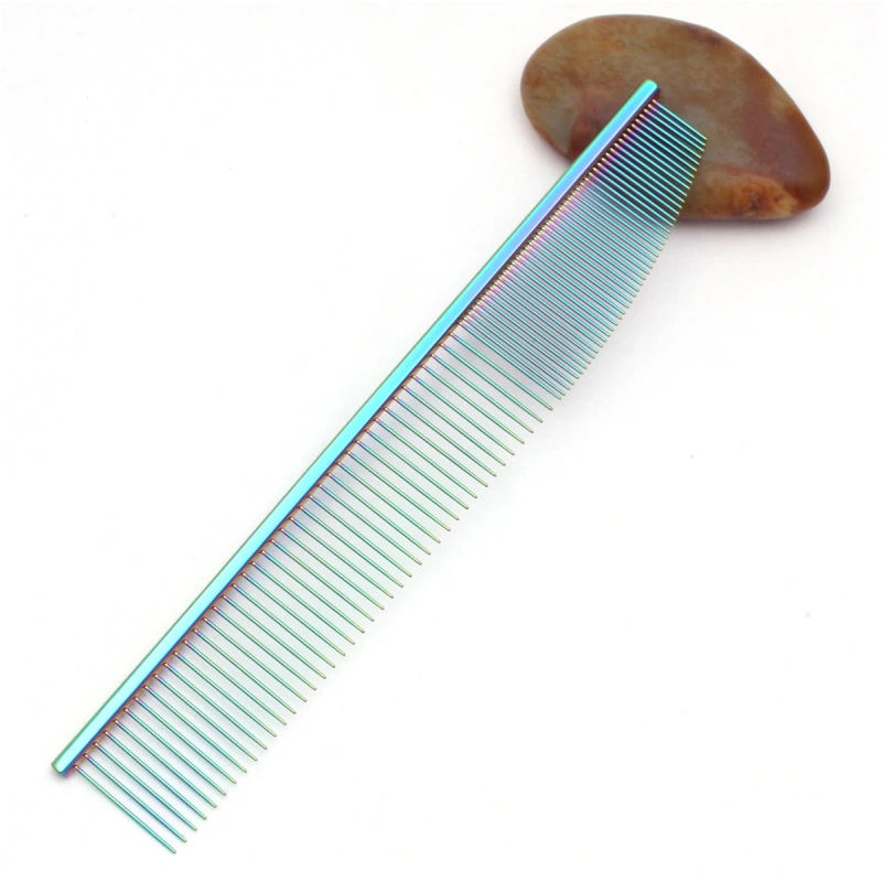 Dog Grooming Comb Groomer for Dogs 1Pcs Gold Groomer Pets Combs Hairbrush Pet Dog Grooming Combs Dog Hair Care Styling C7815