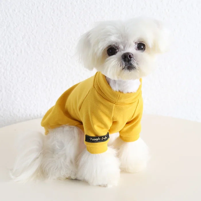 Colorful Autumn Winter Pet Undershirts Dog Cotton Clothes