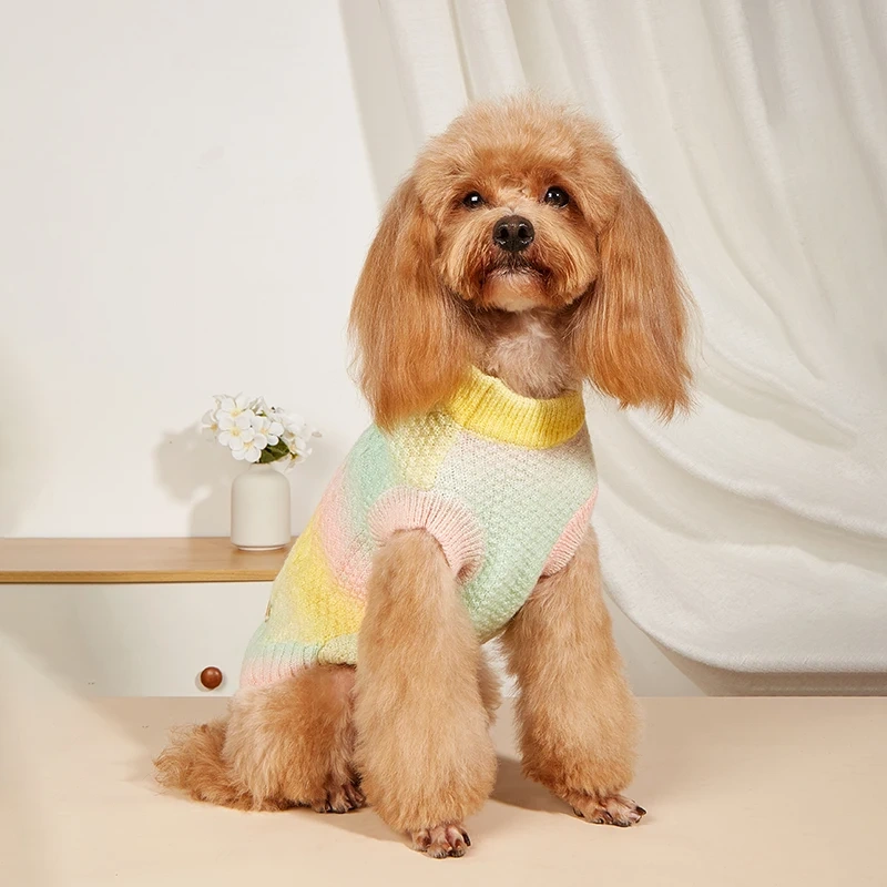 High Quality Pet Jumper Puppy Pet Clothes Dog Winter Coat Warm Pullover Jumper Dogs Sweater Dog Clothes