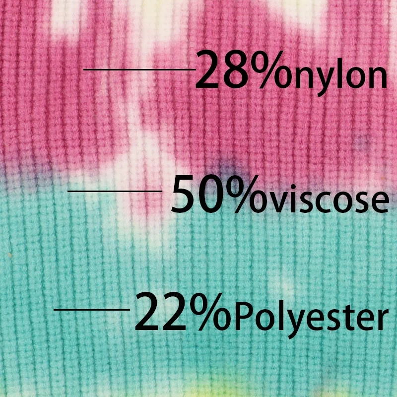 Designer Luxury Tie-Dye Dog Sweater Corespun 2-Leg Dog Jumpers Knit Sweater Gradient Pet Clothes for Winter