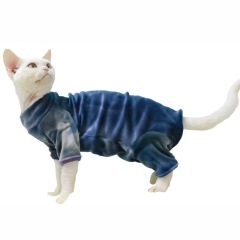 luxury Autumn and Winter Tie-Dye Soft Pet Clothing with Fleece Hoodie Sustainable and Stylish for Dogs