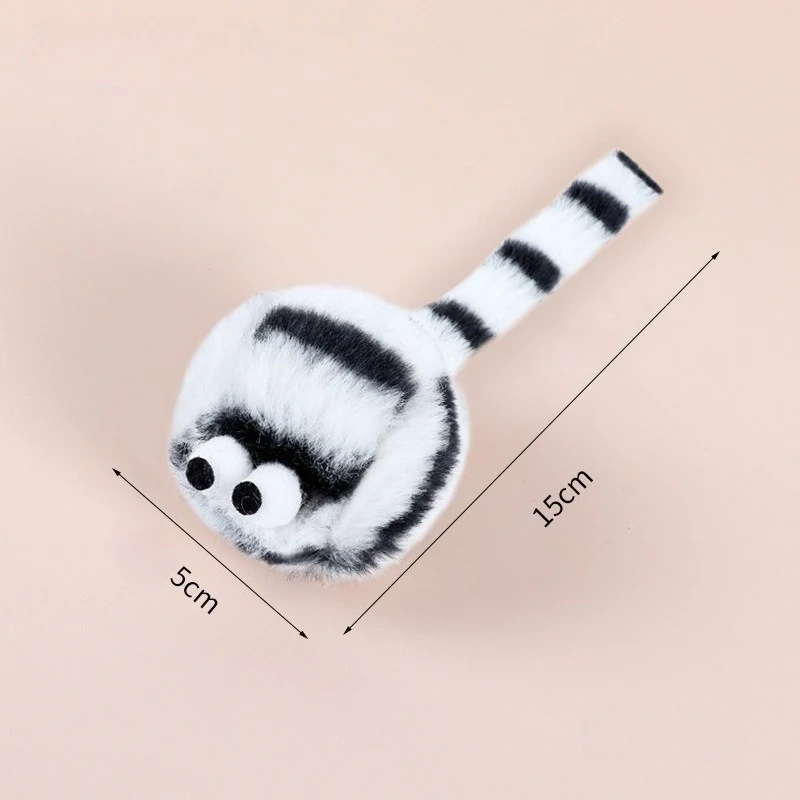 4pcs Cat Chewing Plush Toy Simulated Mouse Squeaky Cute Interactive Kitten Toy Bite Resistant Teeth Cleaning Cat Toy Supplies