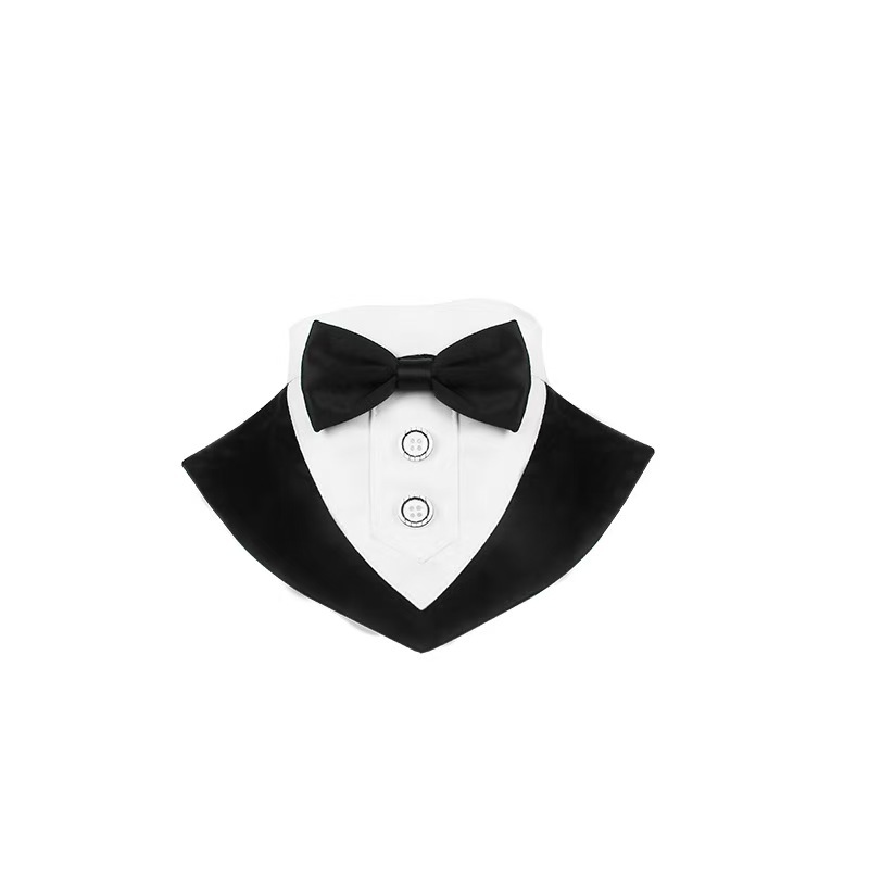 Pet Cat Collar Red Bowknot Adjustable Cotton Tie