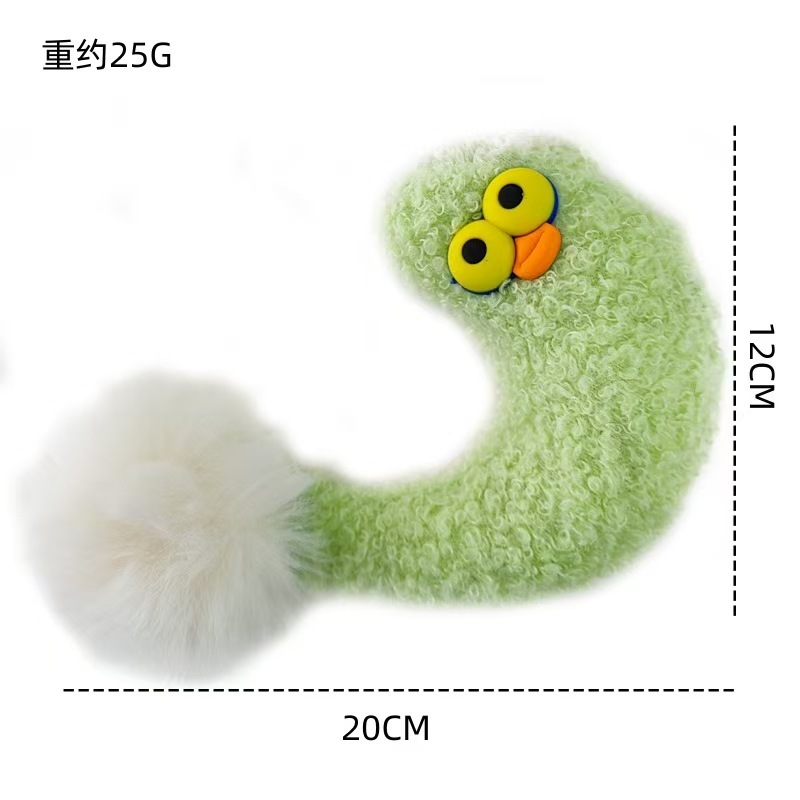 New Eco-Friendly Cat Chew Toy with Self-Entertainment PP Material Pet Pillow Toy with Crinkle Paper and Catnip Kicking Toy