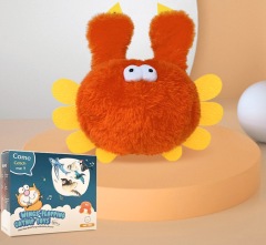 1pc Flapping Sparrow Cat Toys Interactive Chirping Bird Movements Touch Activated Electric Plush Toy Rechargeable Kitten Toy Pet