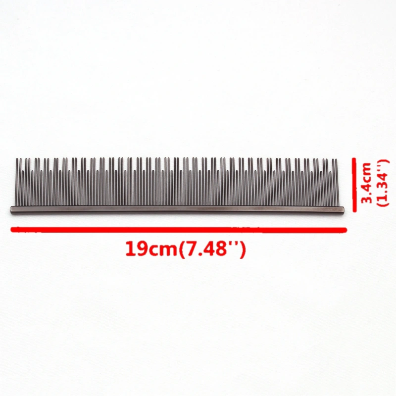 Dog Grooming Comb Groomer for Dogs Copper Blue Groomer Pets Combs Hairbrush Pet Dog Grooming Combs Dog Hair Care Styling C7815