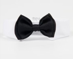 Pet Cat Collar Red Bowknot Adjustable Cotton Tie