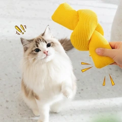 Cat Toy Funny Interactive Plush Sound Kitten Catnip Toys Indoor Teeth Cleaning Chewing Squeaky Cat Pillow Toys Pet Supplies