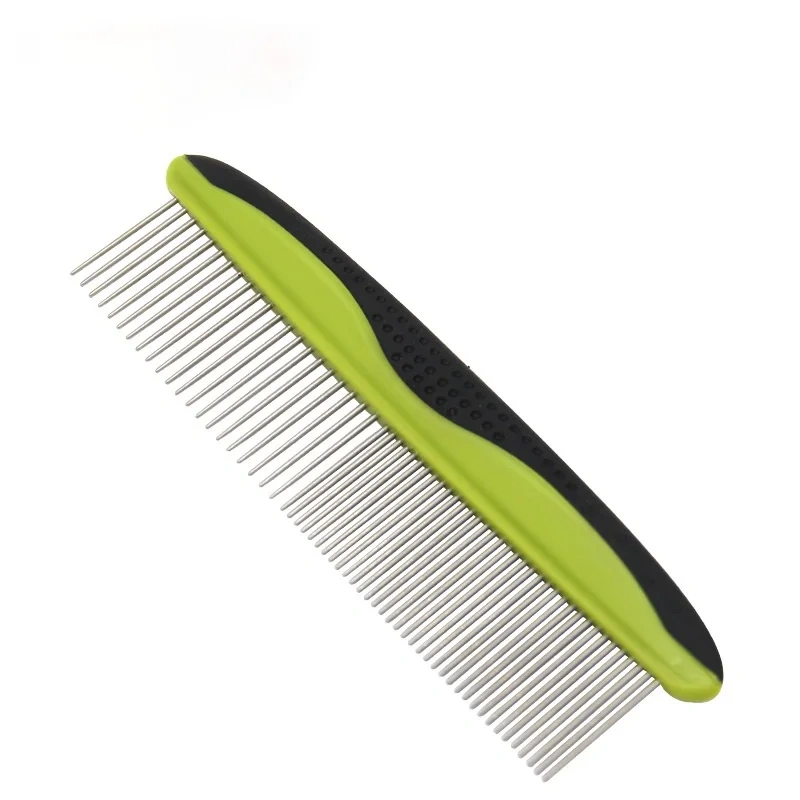 Stainless Steel Needle Comb for Pet Grooming, Dog and Cat Hair Remover, Knot Untying Comb, Flea Comb, Pet Supplies