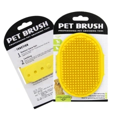 Soft Rubber Dog Brush Comb Cat Bath Brush Rubber Glove Hair Fur Grooming Massage Brush For Small Medium Dog Cats