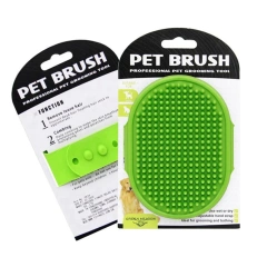 Soft Rubber Dog Brush Comb Cat Bath Brush Rubber Glove Hair Fur Grooming Massage Brush For Small Medium Dog Cats