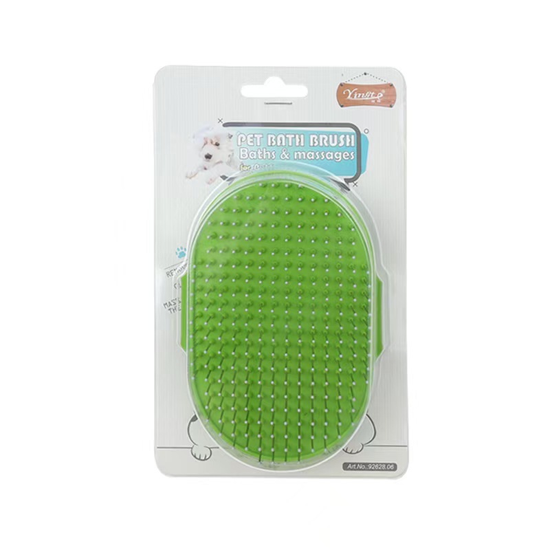 Soft Rubber Dog Brush Comb Cat Bath Brush Rubber Glove Hair Fur Grooming Massage Brush