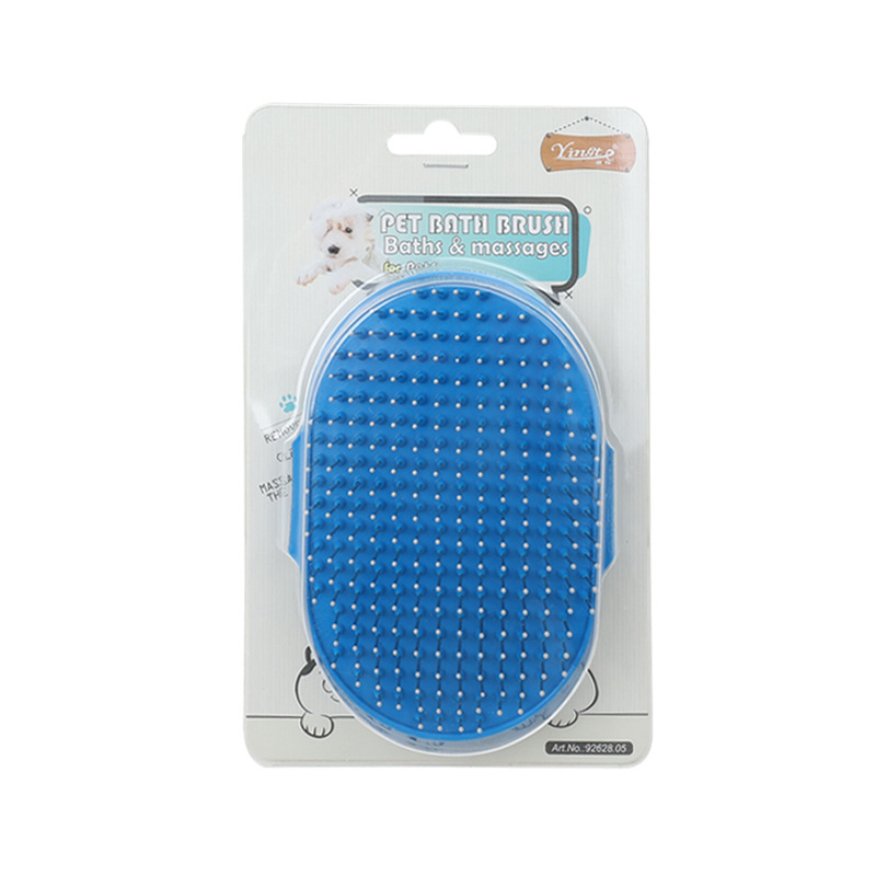Soft Rubber Dog Brush Comb Cat Bath Brush Rubber Glove Hair Fur Grooming Massage Brush