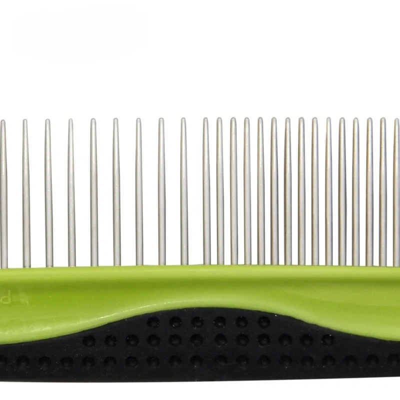Stainless Steel Needle Comb for Pet Grooming, Dog and Cat Hair Remover, Knot Untying Comb, Flea Comb, Pet Supplies