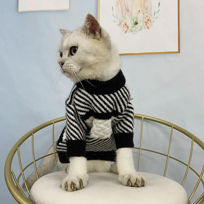 Autumn and Winter Pet Sweater Arctic Cashmere Thickened Warm Puppy Kitten Teddy Japanese and Korean Clothes