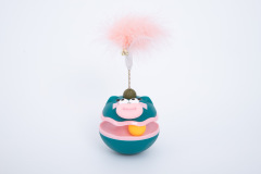 Cat Feather Toys Interactive Cat Ball Kitten Toys Kitten Accessories with Feather Bell