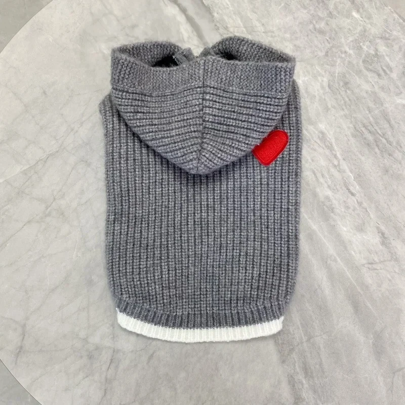 Autumn and Winter New Products Thickened Pet Knitted Sweater Dog Cat Corgi Clothing Clothes