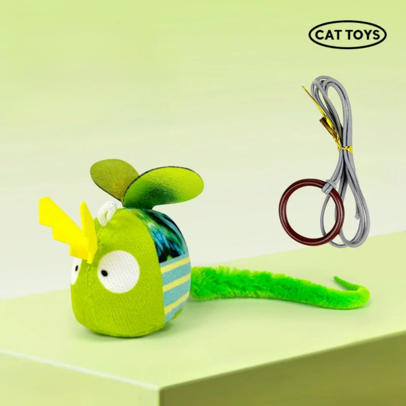Pet plush sounding toy hanging plush ball simulation insect creative cat toy bite-resistant