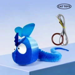 Pet plush sounding toy hanging plush ball simulation insect creative cat toy bite-resistant