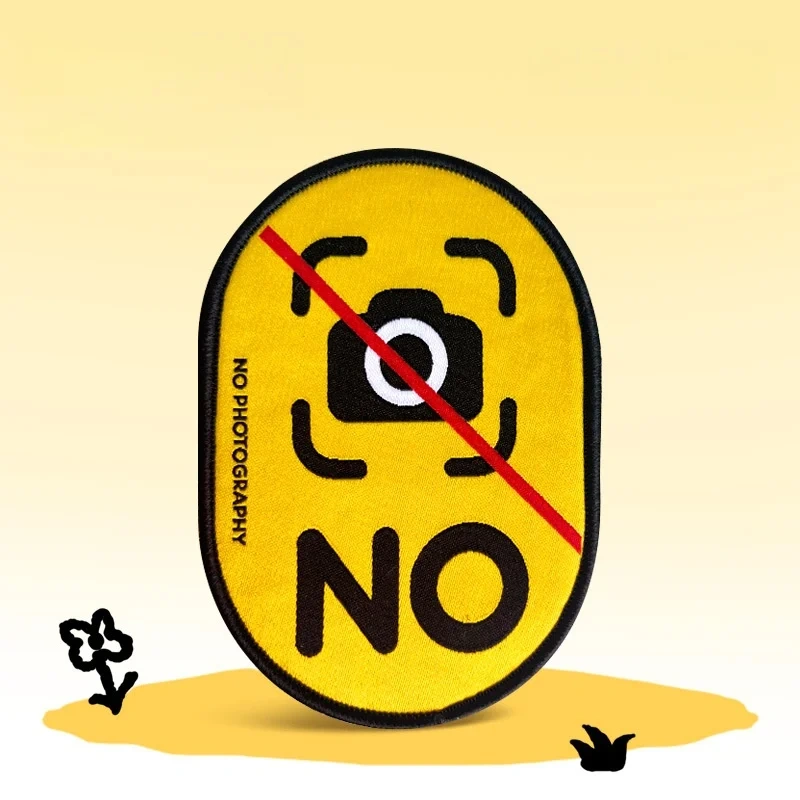 1PCS Dog Leash Warning Patches - Interactive Hook & Loop Dog/Cat Alert Tags for "No Touch", "No Feed" Messages