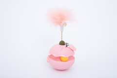 Cat Feather Toys Interactive Cat Ball Kitten Toys Kitten Accessories with Feather Bell