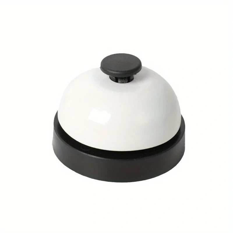 1Pc Assorted Colors Modern Metal Hand Bell Needed Call Bell for Classroom Kitchen Restaurant Bar Pet Training Interactive Fun