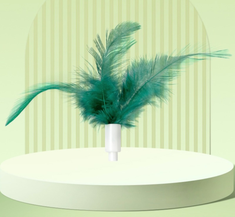 Tumbler Interactive Toy Teasing Cat Stick  Teeth Grinding Artifact  Self Hi Toy Feather