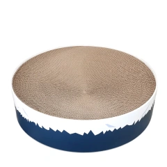 500mm Cat Furniture Scratching Board Round Shape Cat Lounger Wholesale Cardboard Cat Scratchers Corrugated