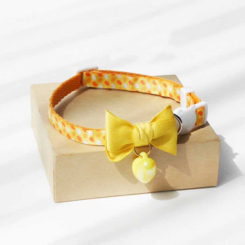 Cat bow anti-suffocation collar