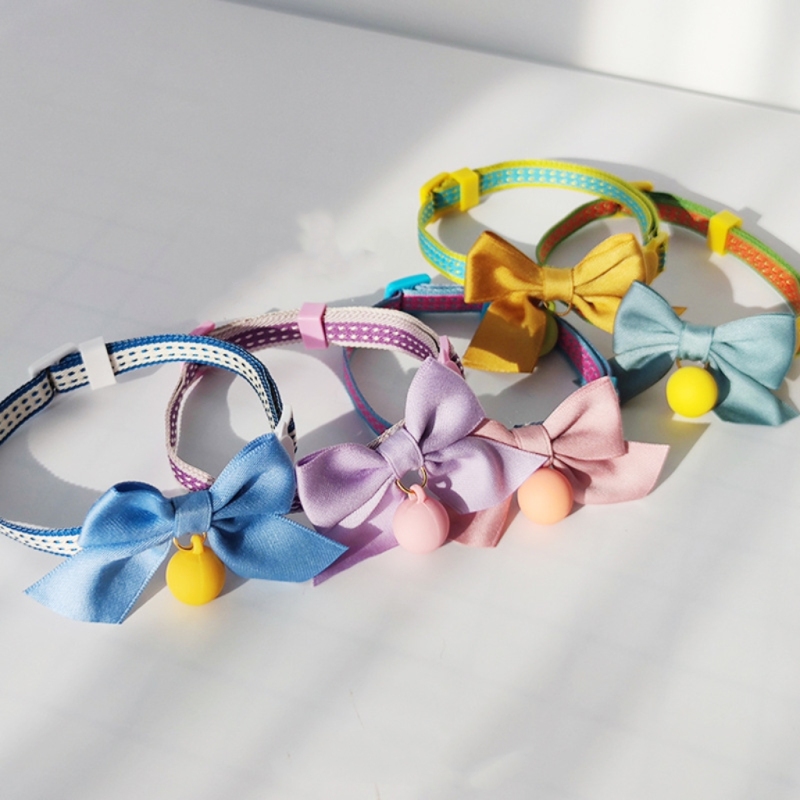 Cat bow anti-suffocation collar