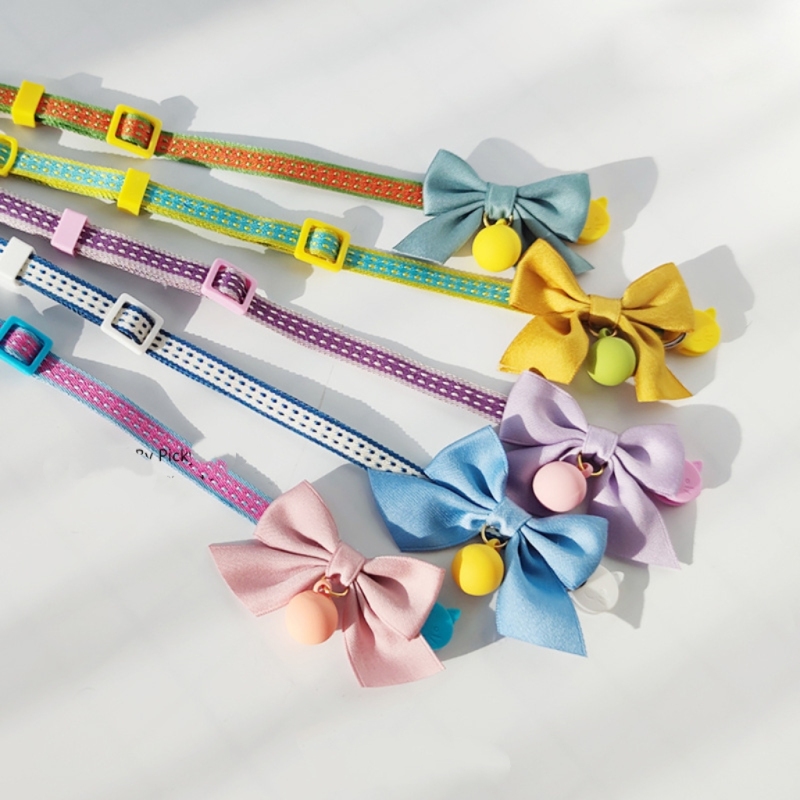 Cat bow anti-suffocation collar