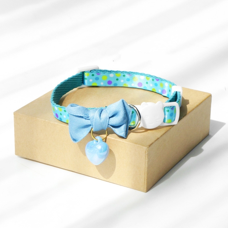 Cat bow anti-suffocation collar