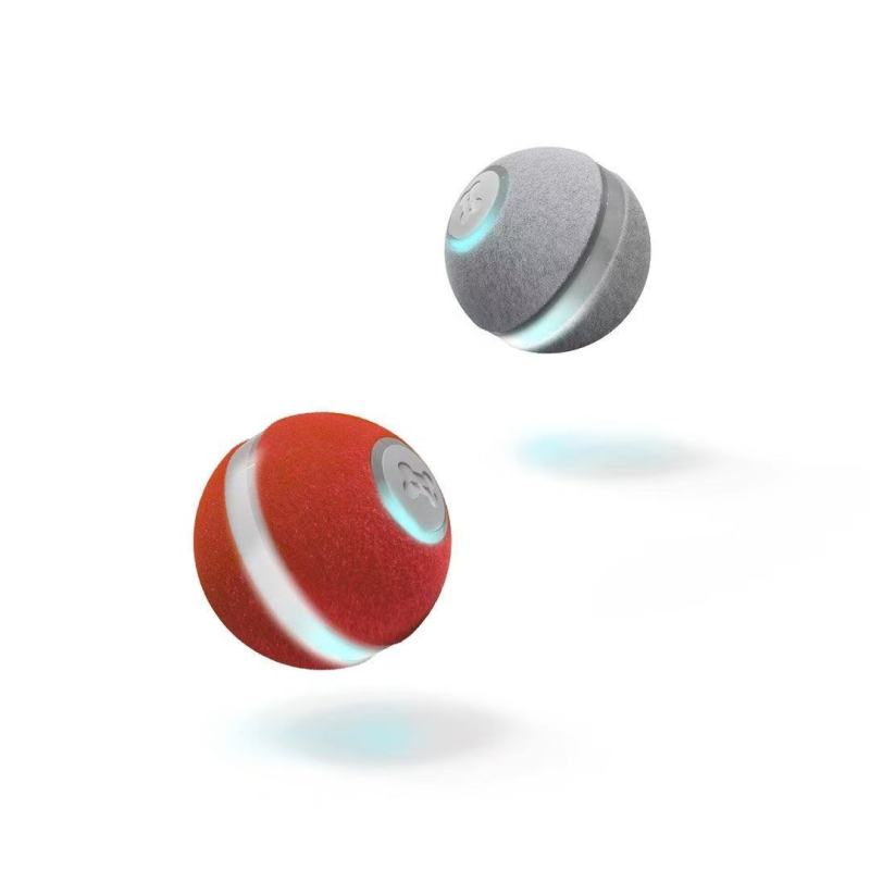 Automatic Pet cat touch sensing rolling ball For cats chase play light Smart balls