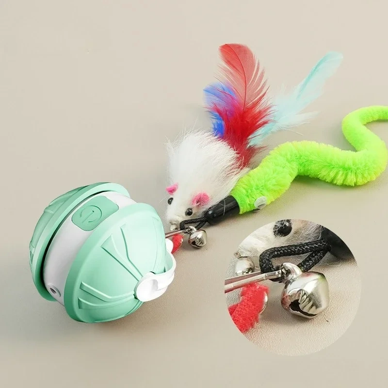 Smart Laser Cat Toy Ball Automatic Moving Kitten Plaything Self-Entertainment Durable Pet Indoor Use Exercise Toy