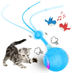 Intelligent Gravity Cat Toy Ball Electric Self-Entertainment Boredom Relief Chasing Toy with Rope