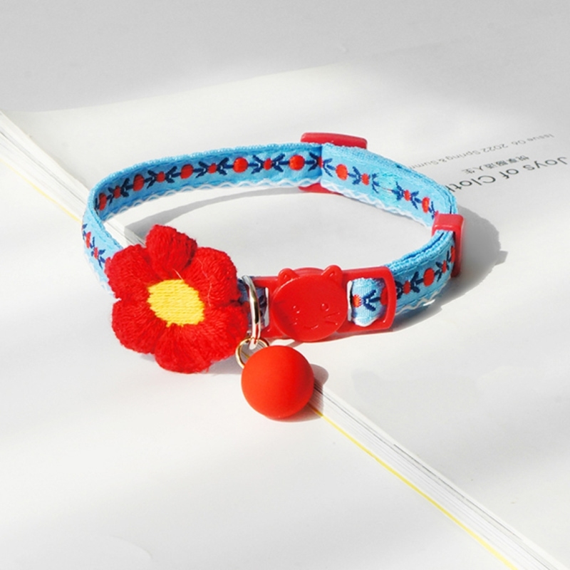 Cute Flower Cat Collar