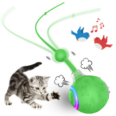 Intelligent Gravity Cat Toy Ball Electric Self-Entertainment Boredom Relief Chasing Toy with Rope