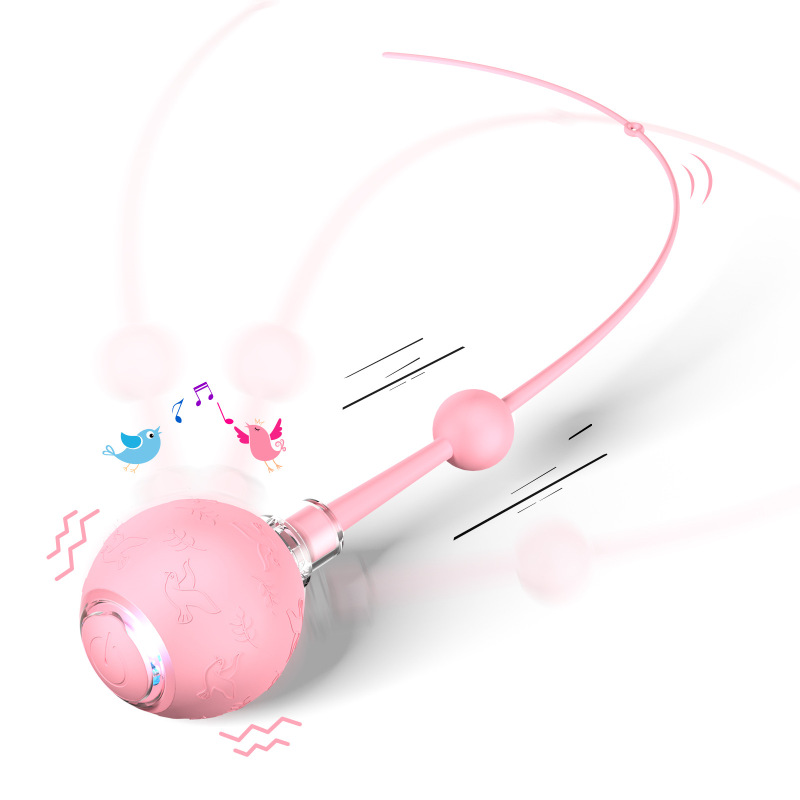 Intelligent Gravity Cat Toy Ball Electric Self-Entertainment Boredom Relief Chasing Toy with Rope