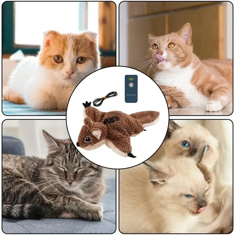 Cat Toys For Indoor Cats Electric Interactive Cat Toy Cat Necessities Cat Nip Toys Realistic Bird Cat Toy For Indoor Home