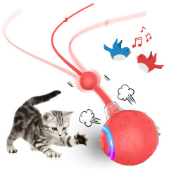 Intelligent Gravity Cat Toy Ball Electric Self-Entertainment Boredom Relief Chasing Toy with Rope