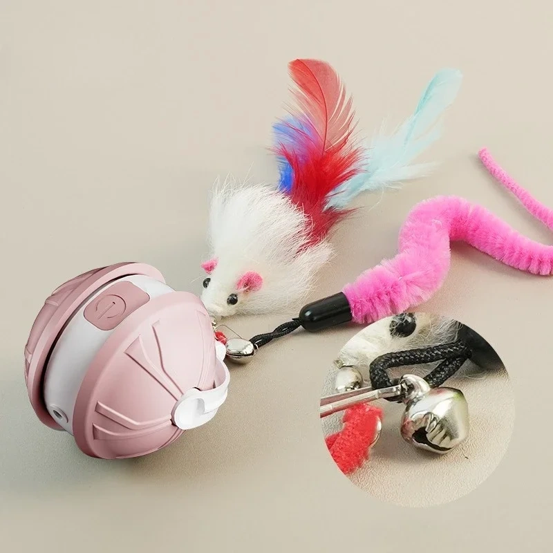 Smart Laser Cat Toy Ball Automatic Moving Kitten Plaything Self-Entertainment Durable Pet Indoor Use Exercise Toy
